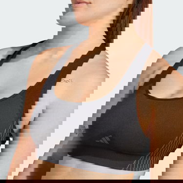 Сутиен adidas Performance Aeroknit Light-Support Bra Черно | IQ3375, 4