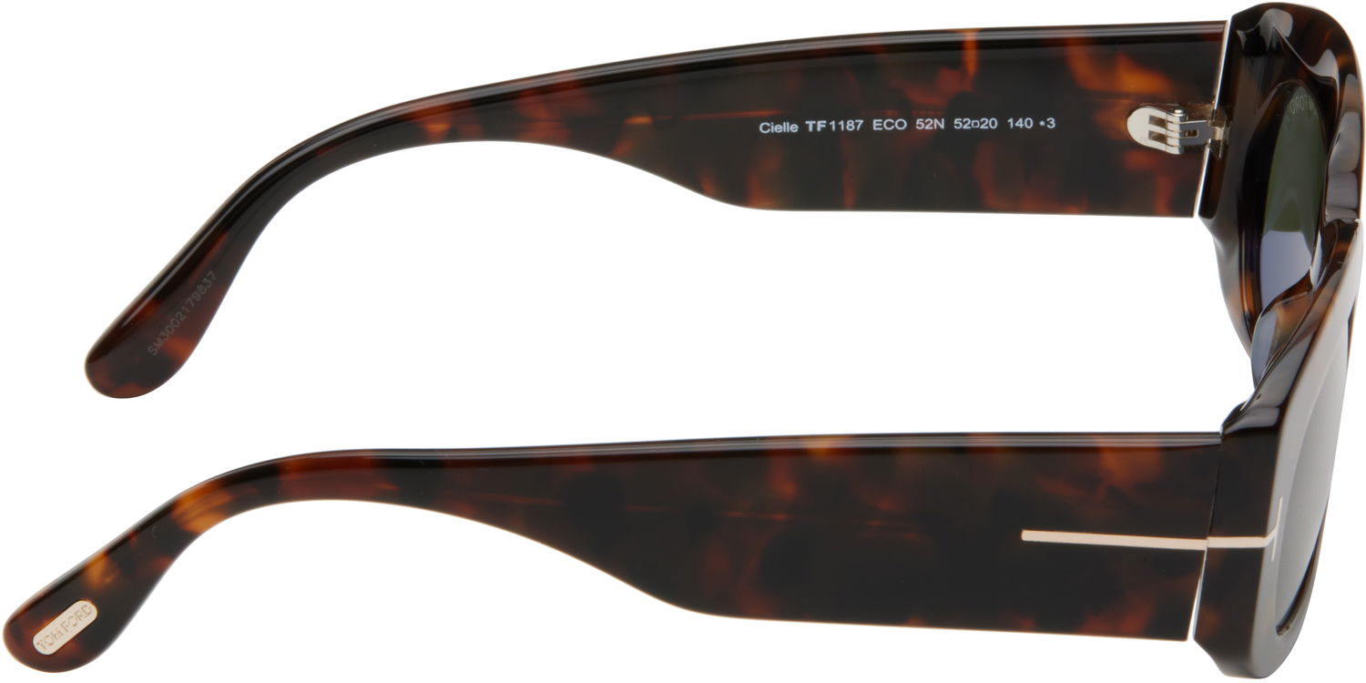 Слънчеви очила Tom Ford Tom Ford Cielle Sunglasses Кафяво | FT1187_5252N, 1
