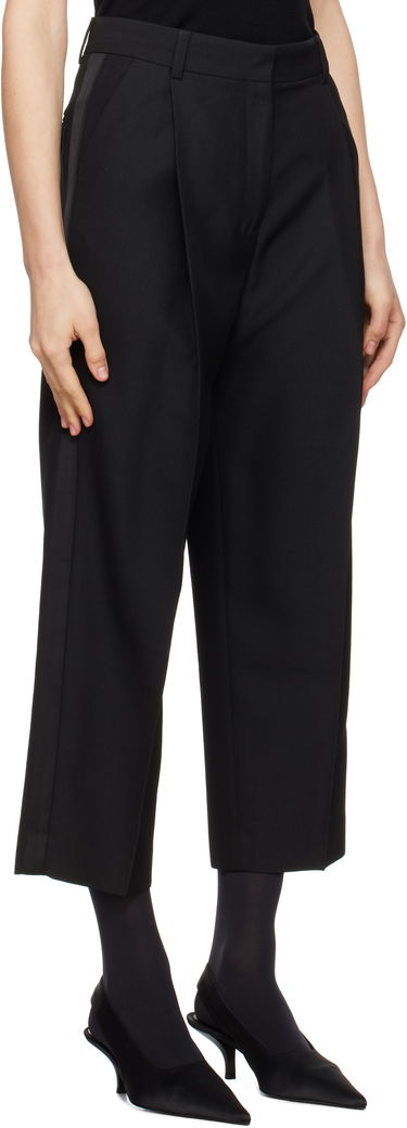 Панталони TOTEME TOTEME Pleated Straight Trousers Черно | 251-WRB0254-FB0026, 1
