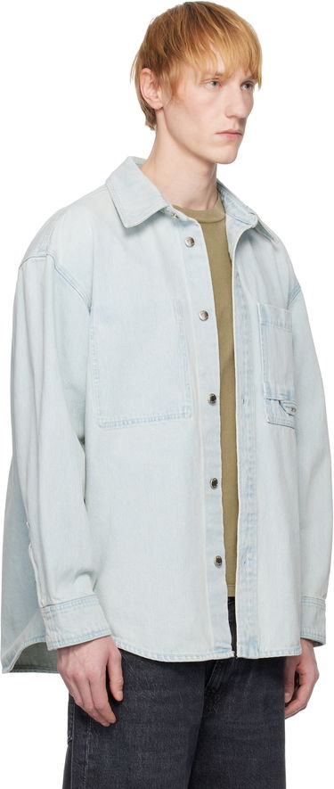 Риза WOOYOUNGMI WOOYOUNGMI Denim Shirt Синьо | W251SH16, 1