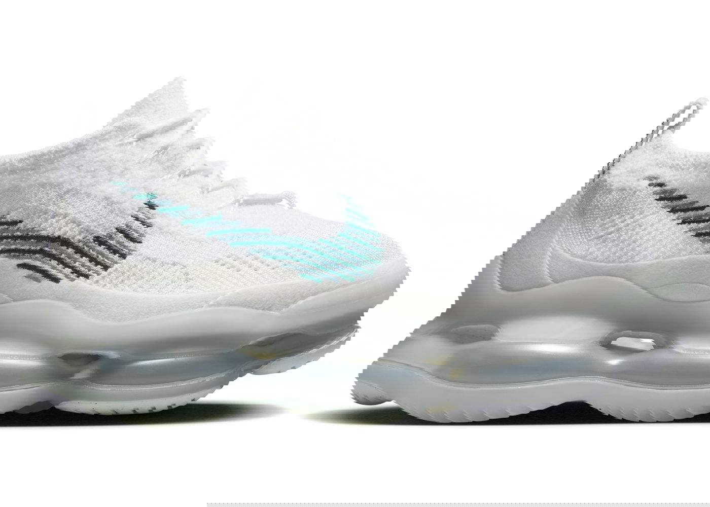 Кецове и обувки Nike Air Max Scorpion Flyknit "White Geode Teal" Бяло | DJ4701-100, 0