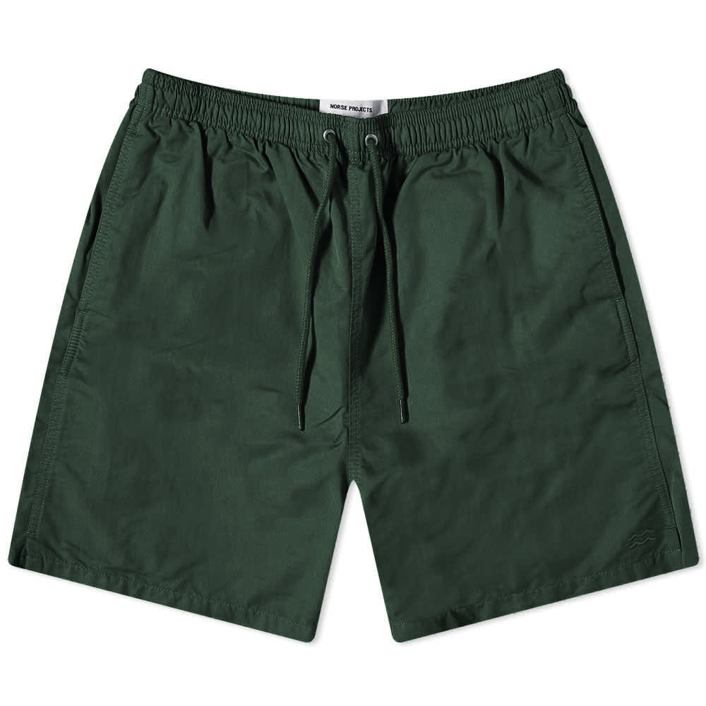 Бански NORSE PROJECTS Hague Swim Short Зелено | N35-0581-8120, 0