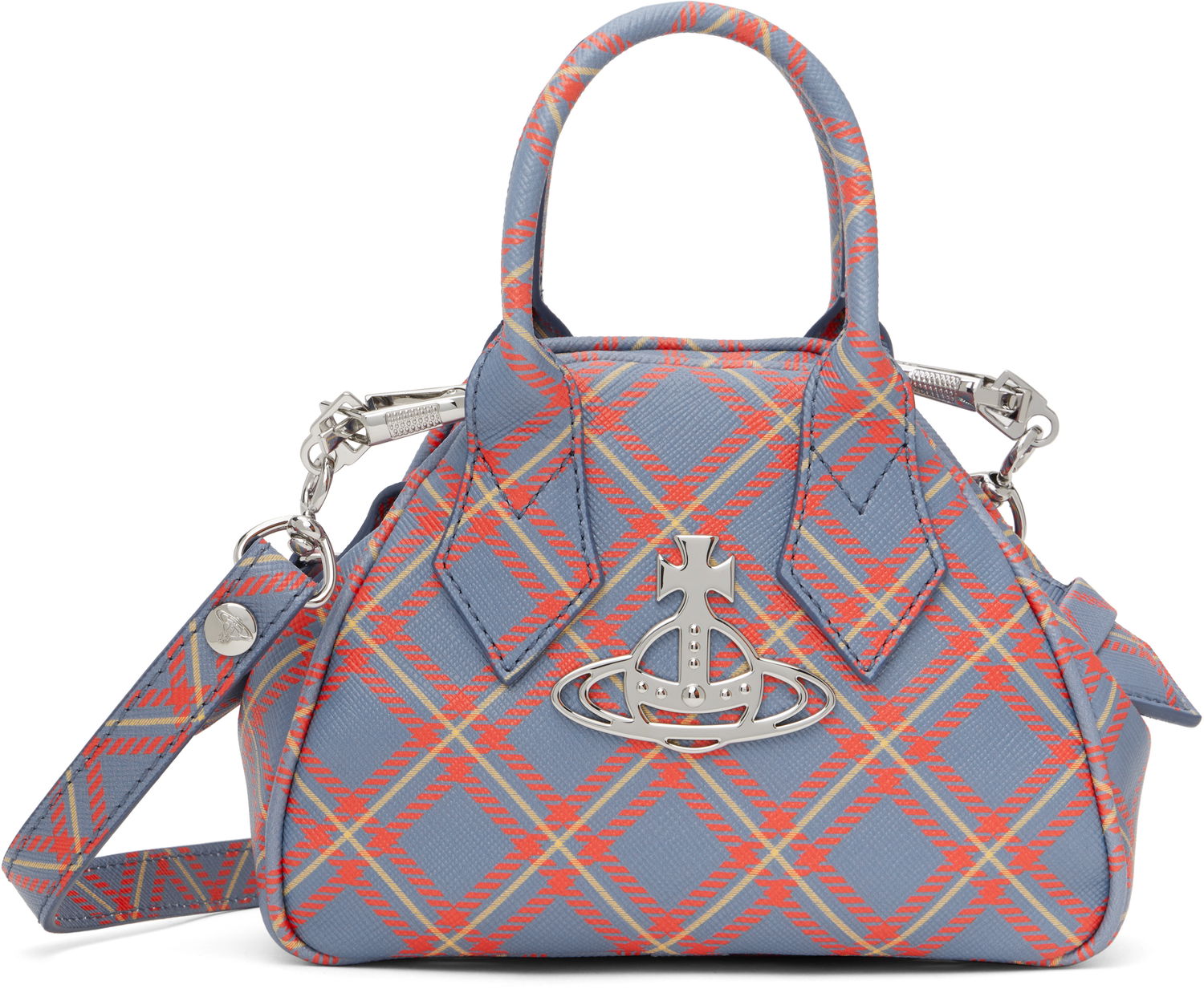 Дамска чанта Vivienne Westwood Vivienne Westwood Mini Yasmine Crossbody Bag Синьо | 5C010006W-S0022-, 0