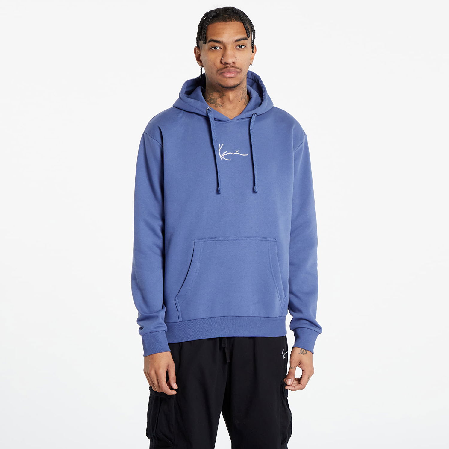 Суитчър Karl Kani Small Signature Essential Hoodie Синьо | KM-HD011-092-12, 0