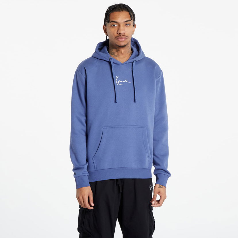 Суитчър Karl Kani Small Signature Essential Hoodie Синьо | KM-HD011-092-12