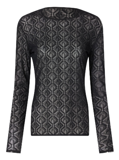 Monogram Mesh Jacquard Second Skin Top