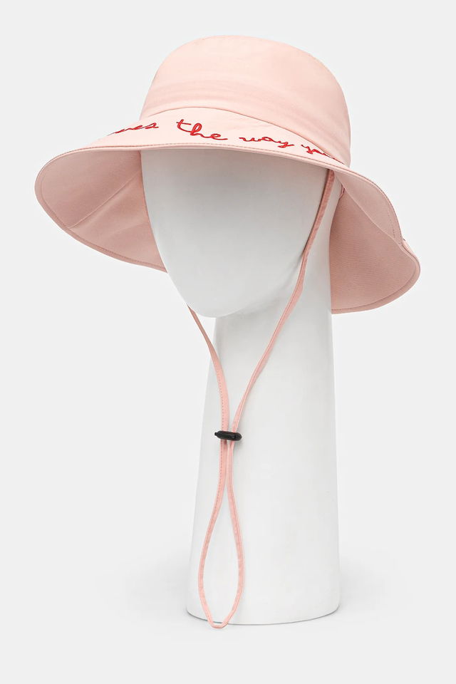 Fiorucci Embroidered Bucket Hat