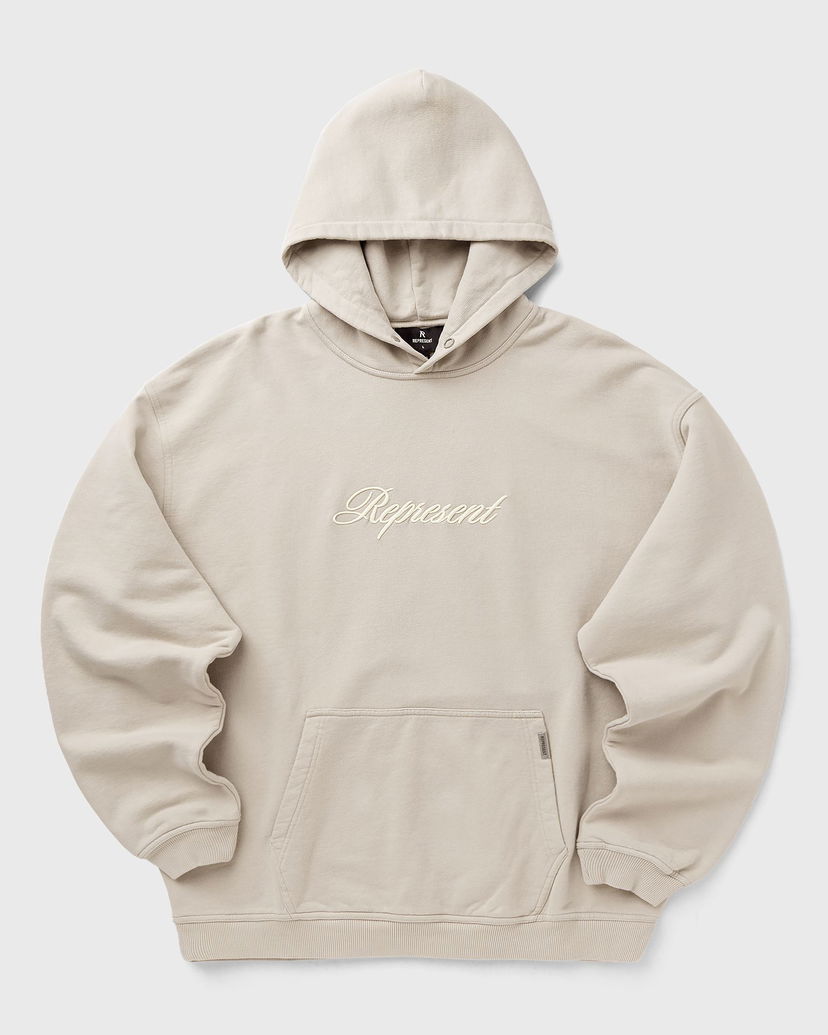 Суитчър Represent Clo Represent Script Logo Hoodie Бежово | MLM100028-25