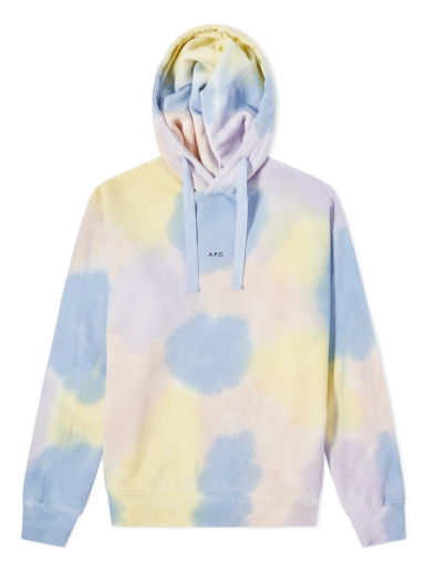 Суитчър A.P.C. Jeanne Tie Dye Hoodie Синьо | COEWP-F27706-SAA