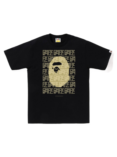 Тениска BAPE Logo Monogram Tee Черно | 1J30-110-050