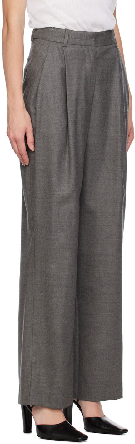 Панталони Loulou de Saison Loulou de Saison Solo Trousers Сиво | SOLO, 1
