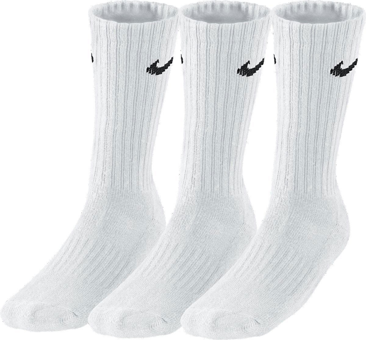 Чорапи Nike Value Cotton Crew Socks Бяло | sx4508-101, 0