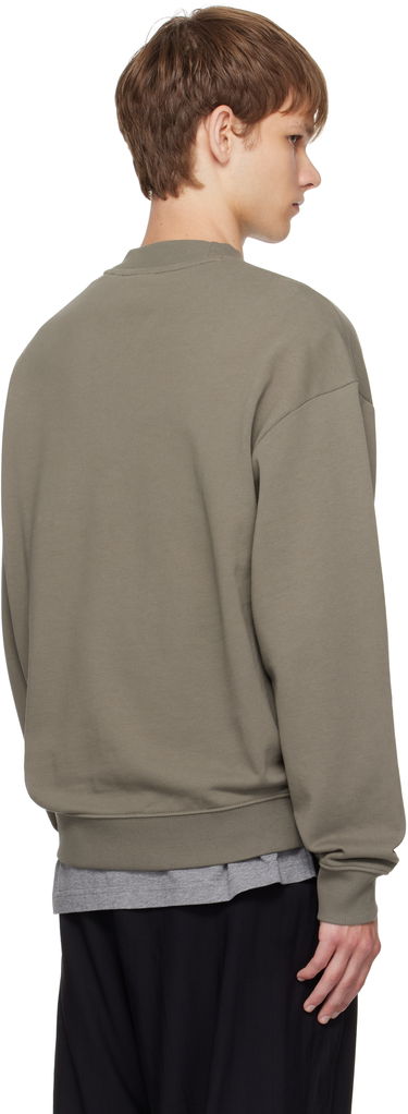 Пуловер BOSS Cotton-Terry Logo Sweater Черно | 50525892, 2