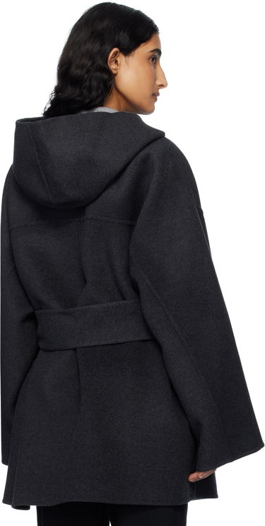 Палта Khaite Khaite Hessner Hooded Belted Coat Сиво | 7129547, 2