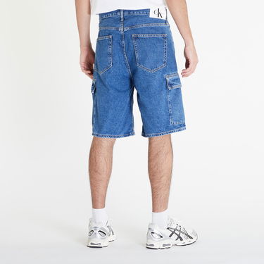 Къси панталони CALVIN KLEIN Jeans 90'S Loose Cargo Short Синьо | J30J324877 1A4, 4