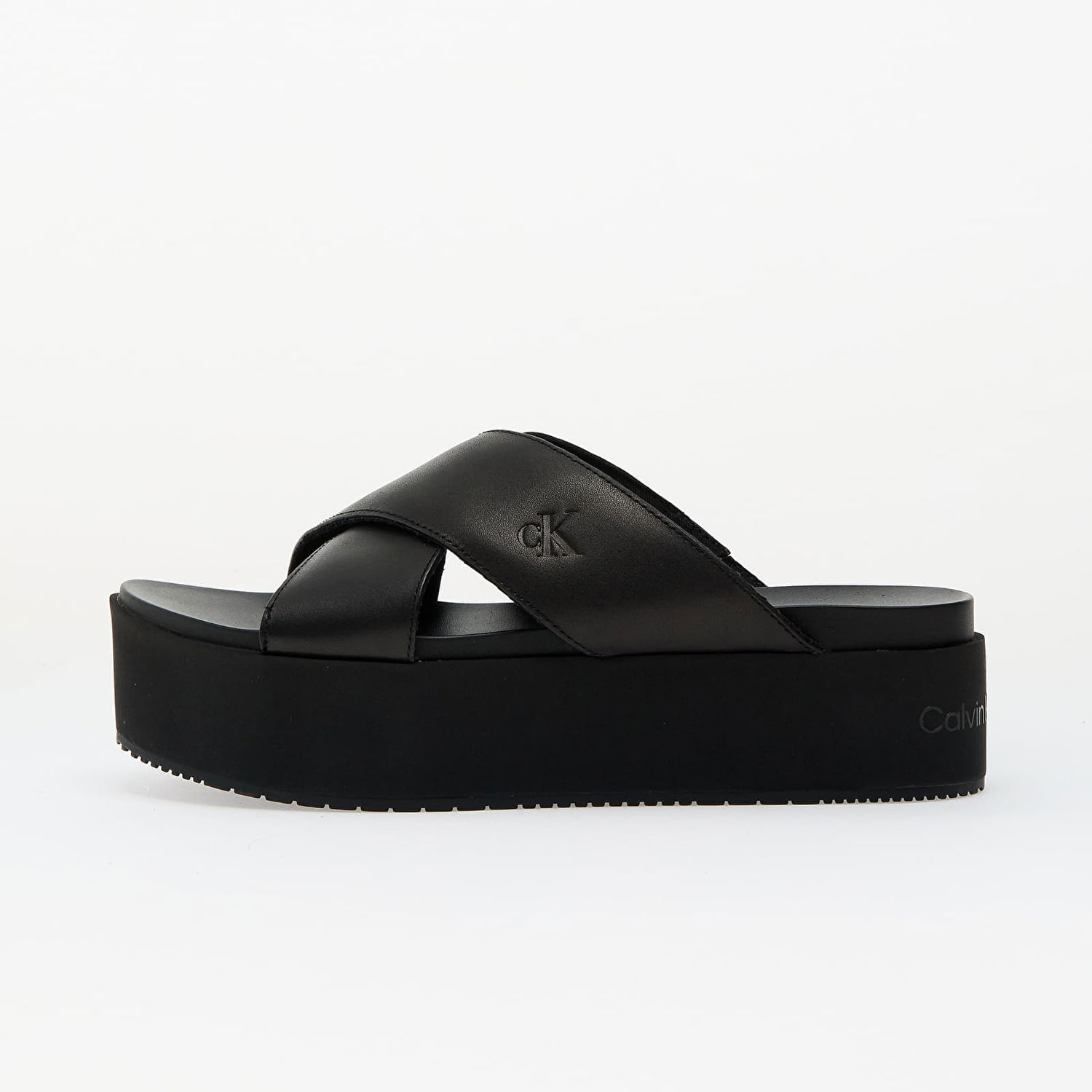Кецове и обувки CALVIN KLEIN Jeans Flatform Cross Mg Uc Black Черно | YW0YW01349 0GT, 0