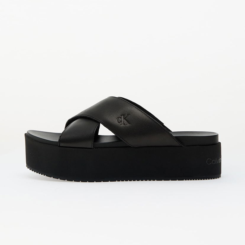 Кецове и обувки CALVIN KLEIN Jeans Flatform Cross Mg Uc Black Черно | YW0YW01349 0GT