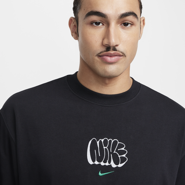 Тениска Nike Solo Swoosh T-Shirt Черно | HQ4182-010, 4