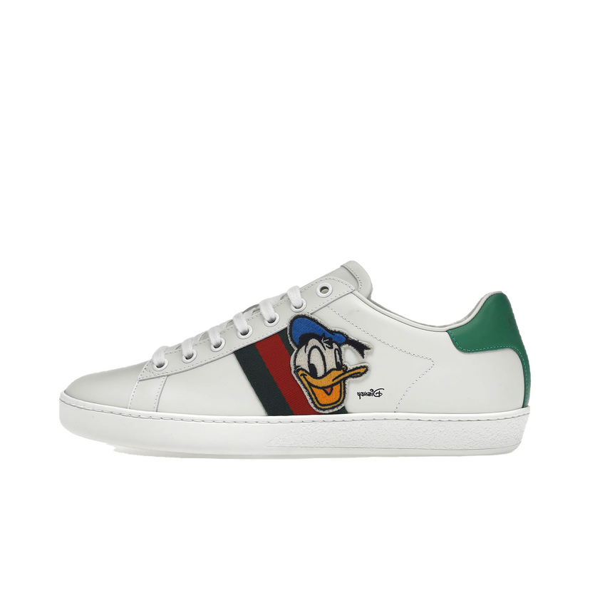 Кецове и обувки Gucci Ace x Disney Donald Duck (W) Бяло | 649401 1XG60 9114