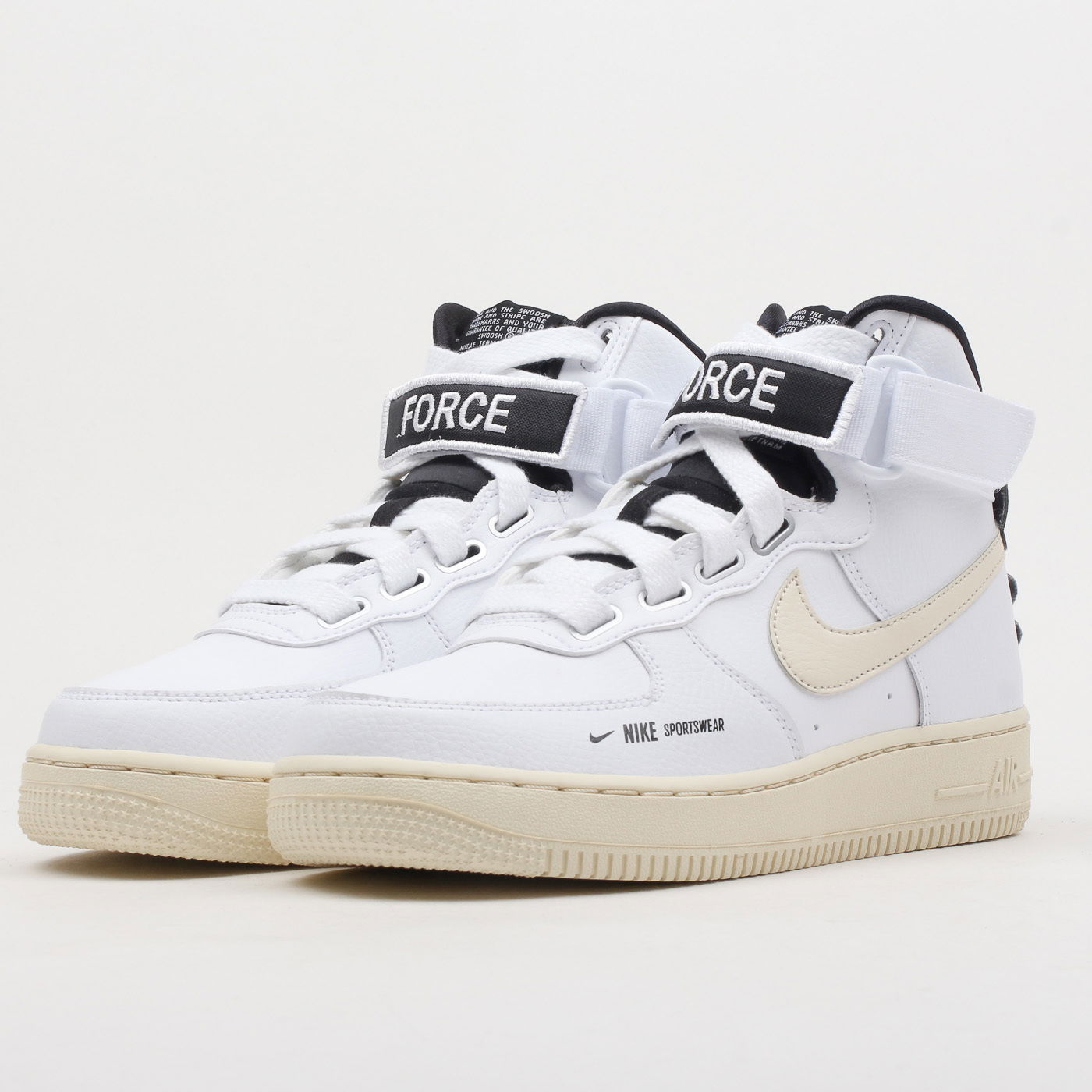Кецове и обувки Nike Air Force 1 Hi UT Бяло | AJ7311-100, 1