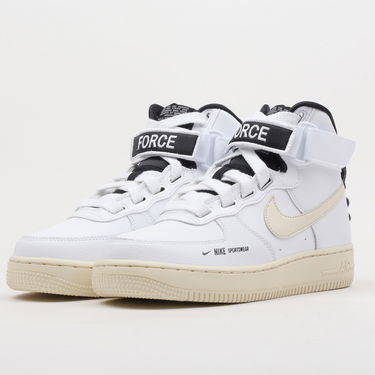 Кецове и обувки Nike Air Force 1 Hi UT Бяло | AJ7311-100, 1
