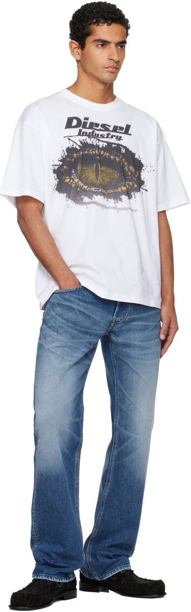 Тениска Diesel T-Boxt T-shirt with Eye Graphic Print Бяло | A19640-0PLAT-100, 3