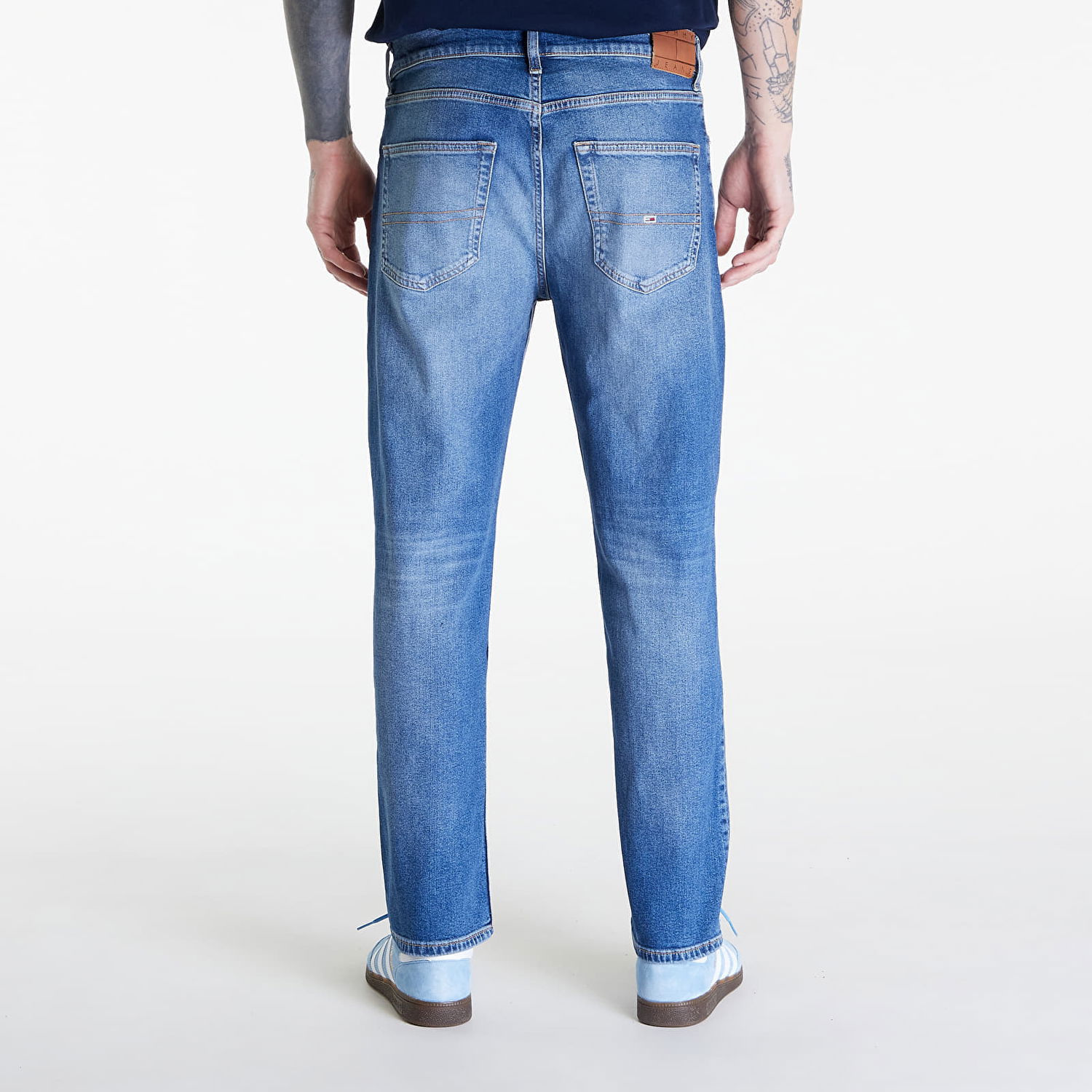 Дънки Tommy Hilfiger Dad Jean Regular Tapered B Denim Синьо | DM0DM18765 1BK, 1