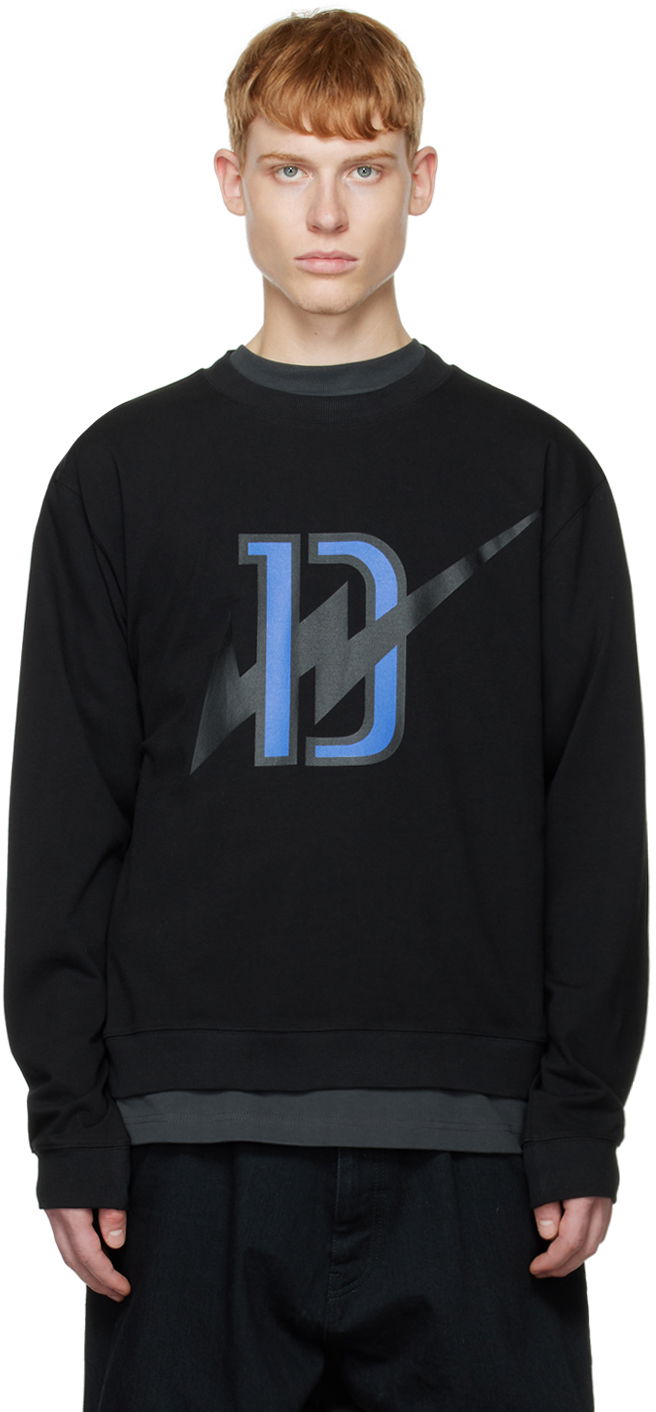 Суитчър We11done Thunder Graphic Sweatshirt Черно | WD-TS3-22-808-U-BK, 0