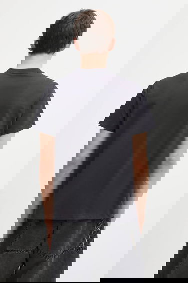 Тениска GANNI Basic Cotton Jersey Neon Puppy T-Shirt Черно | T4333, 4