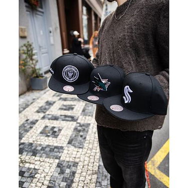 Шапка с козирка Mitchell & Ness Mitchell & Ness Evergreen Snapback Hat Seattle Kraken Черно | HS8546-SKRBLCK, 7