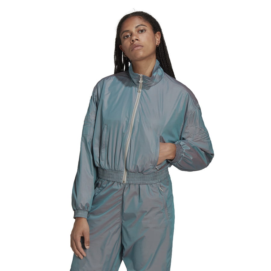Ветровка adidas Originals Adicolor Iridescent Track Синьо | H35893, 0
