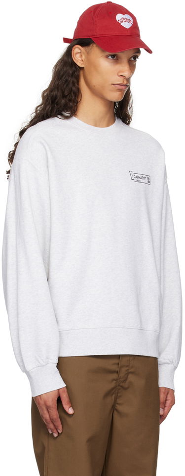 Суитчър Carhartt WIP Stamp Logo Sweatshirt Розово | I033620, 4