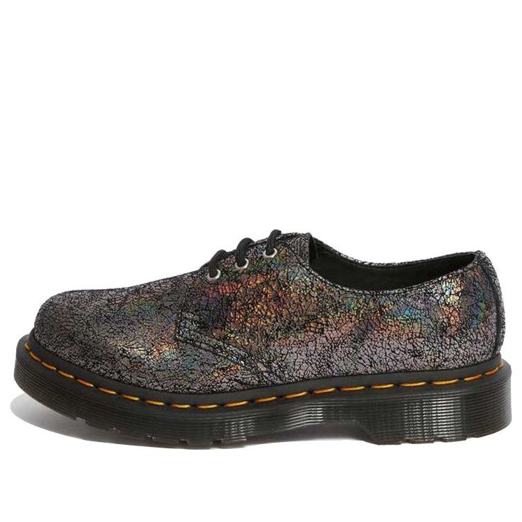 Кецове и обувки Dr. Martens 1461 Metallic JK 'Gunmetal Iridescent Crackle' Черно | 25730029