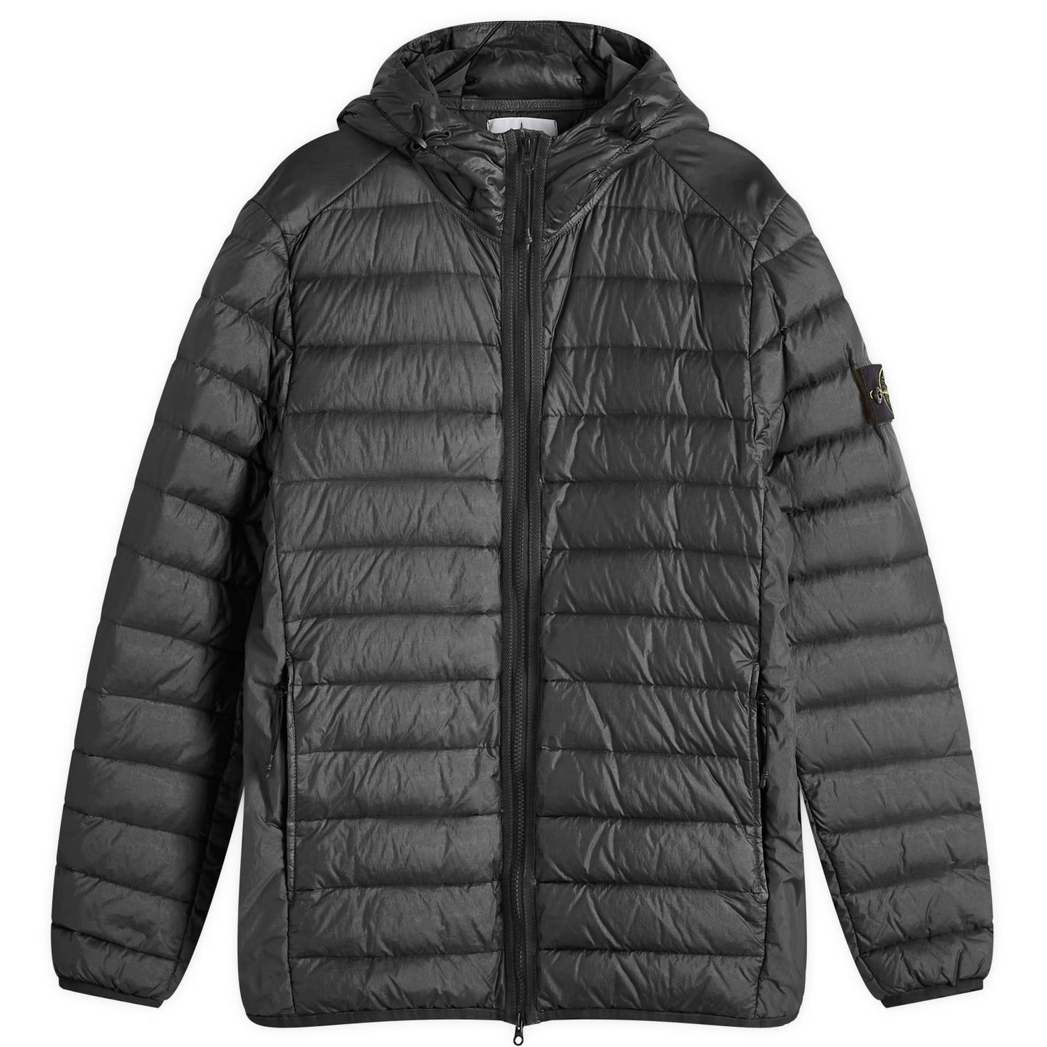 Яке Stone Island Lightweight Hooded Down Jacket Черно | 811540324-A0029, 0
