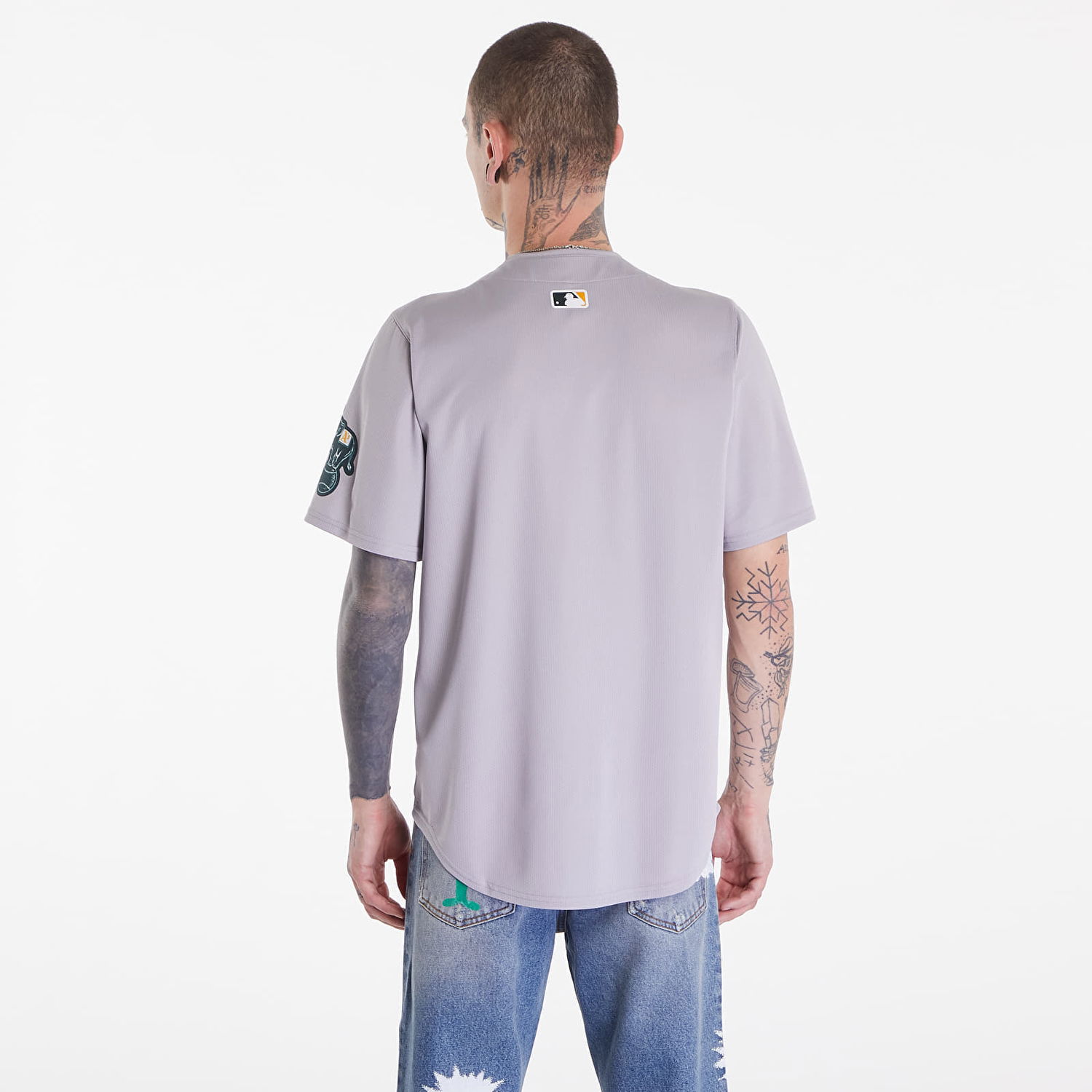 Тениска Nike MLB Limited Road Jersey Atmosphere Grey Сиво | T7LM-FZRD-FZ-L23, 1