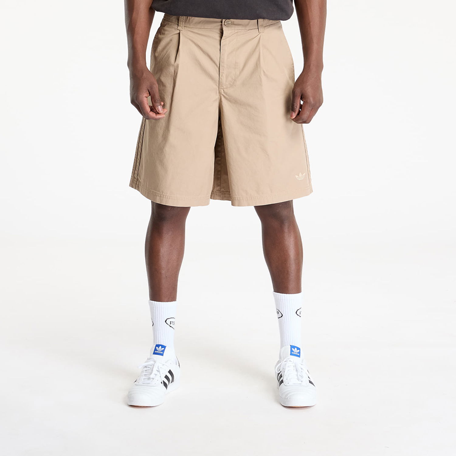 Къси панталони adidas Originals Wide Leg Bermuda Shorts Бежово | KB5585, 0