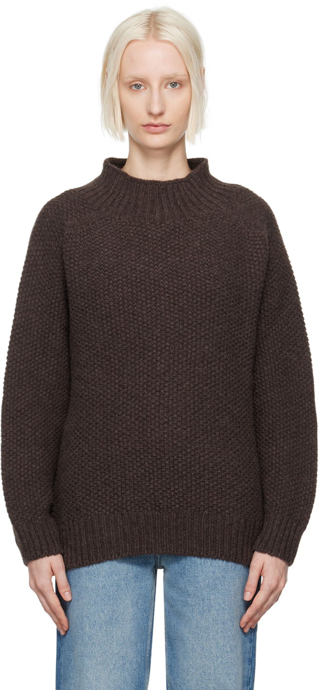 Пуловер YMC YMC Loretta Knit Sweater Кафяво | Q8XAQ, 0