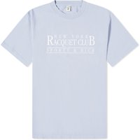 Тениска Sporty & Rich NY Racquet Club T-Shirt Синьо | TSAW2368PW, 2