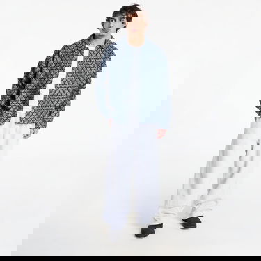 Риза adidas Performance Denim Monogram Shirt Jacket Синьо | KD0397, 3