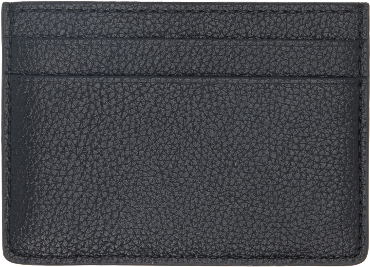 Портфейл BOSS Grained Faux-Leather Card Holder Черно | 50536513, 1