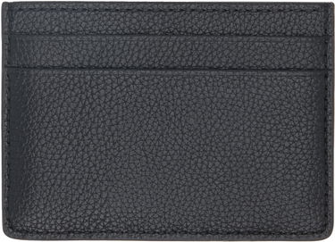Портфейл BOSS Grained Faux-Leather Card Holder Черно | 50536513, 1