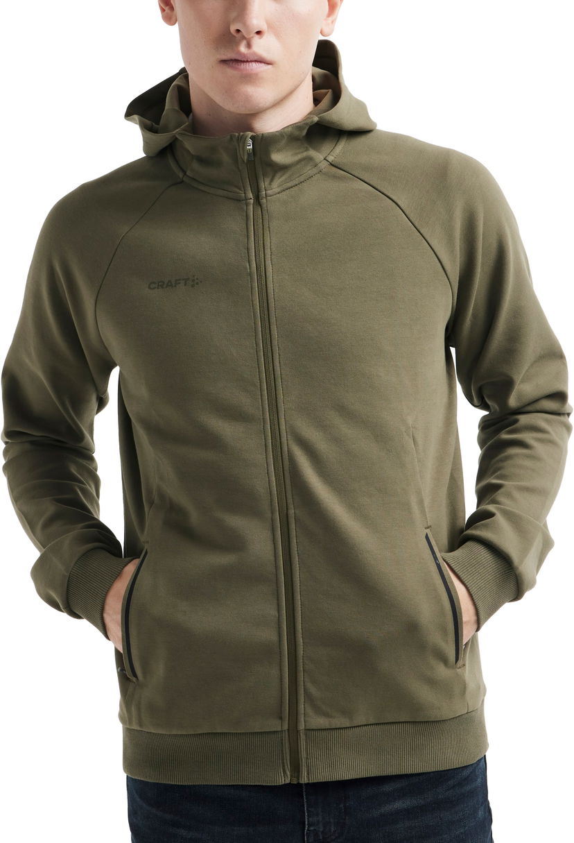Суитчър Craft CORE SOUL Full Zip Hooded Sweatshirt Зелено | 1910620-664000