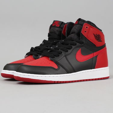 Кецове и обувки Jordan Air Jordan 1 Retro High OG "Banned" GS Черно | 575441-001, 1