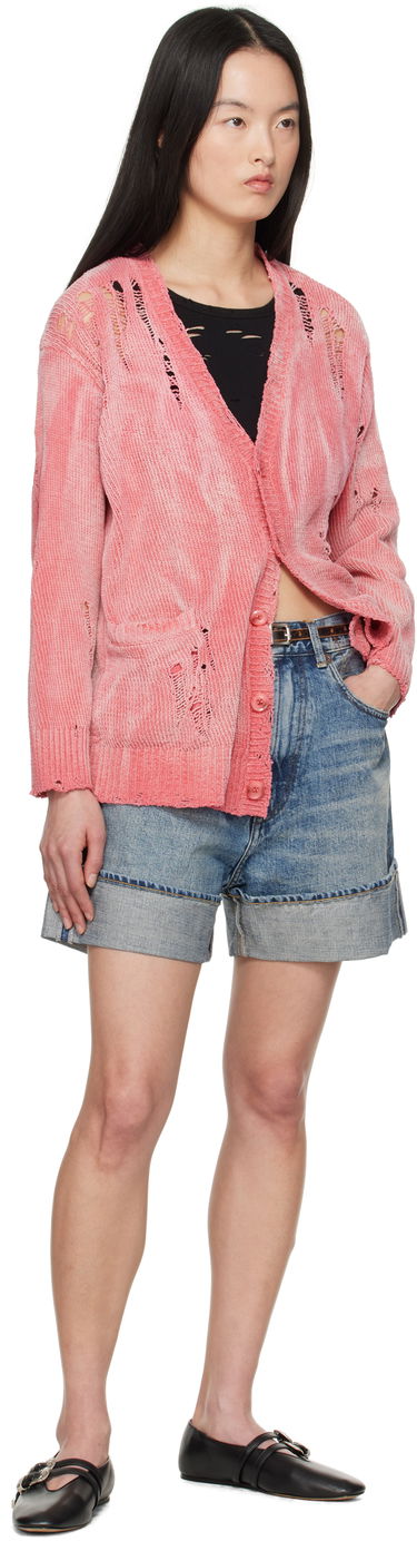 Къси панталони R13 R13 Nina Denim Shorts Синьо | R13WD110-D213A, 3