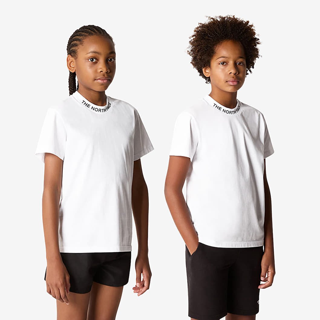 Тениска The North Face Teen Short Sleeve Zumu T-Shirt Бяло | NF0A877SFN41, 0