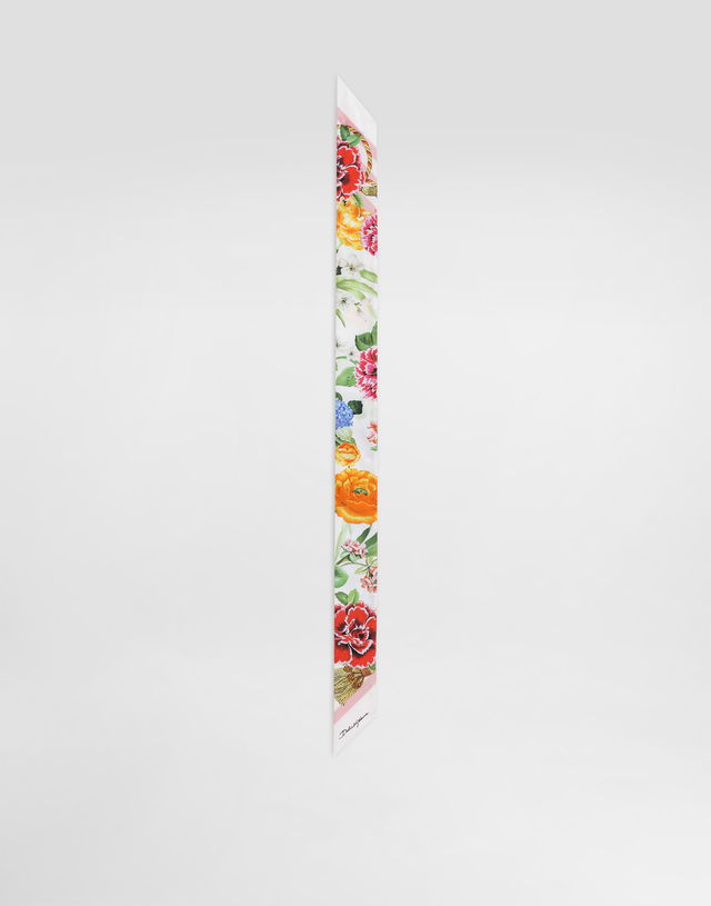 Dolce & Gabbana Floral-Print Twill Headscarf