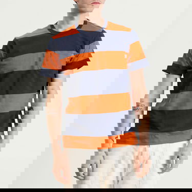 Тениска YMC YMC Wild Ones Block Stripe T-Shirt Оранжево
 | P6ZAM-40, 2