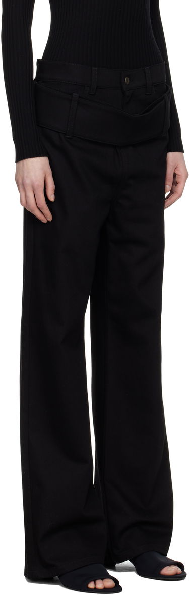 Панталони Courrèges Courrèges Double Belt Jeans Черно | 125DPA313DE0020, 1