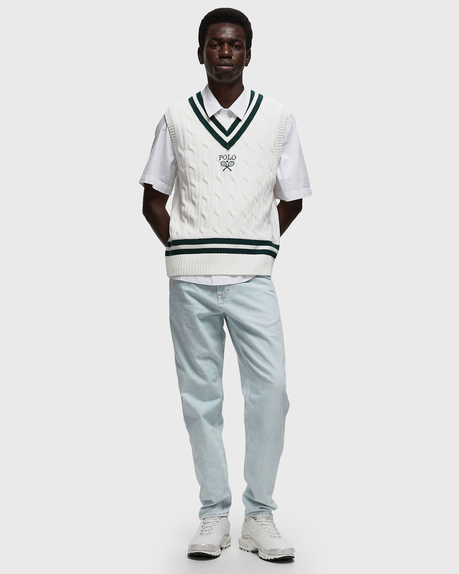 Пуловер Polo by Ralph Lauren SLEEVELESS VEST Бяло | 710939623001, 1