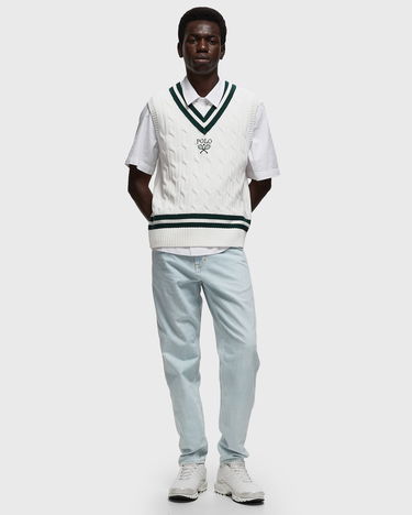 Пуловер Polo by Ralph Lauren SLEEVELESS VEST Бяло | 710939623001, 1